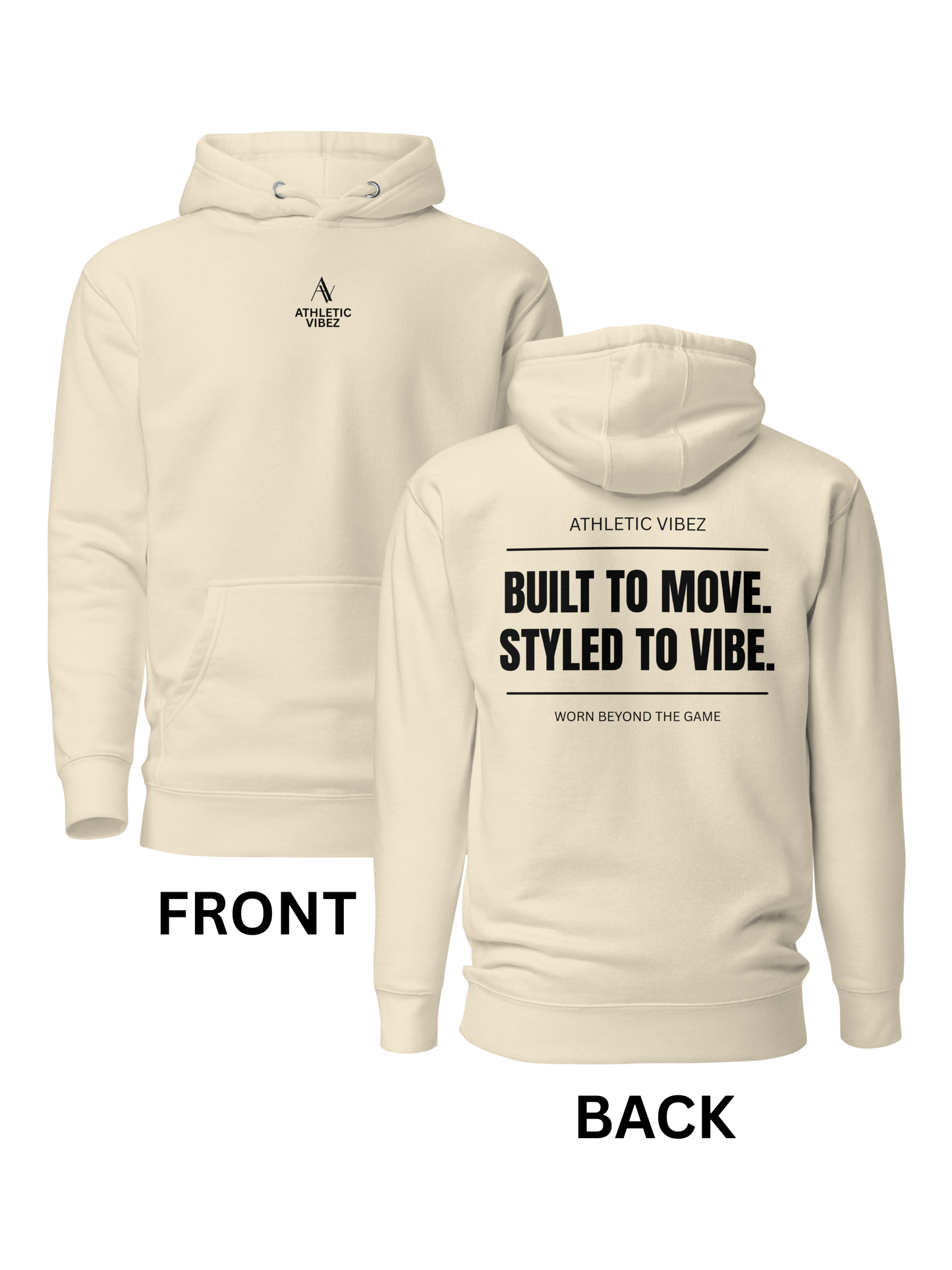 Athletic Vibez Built to Move Hoodie 3