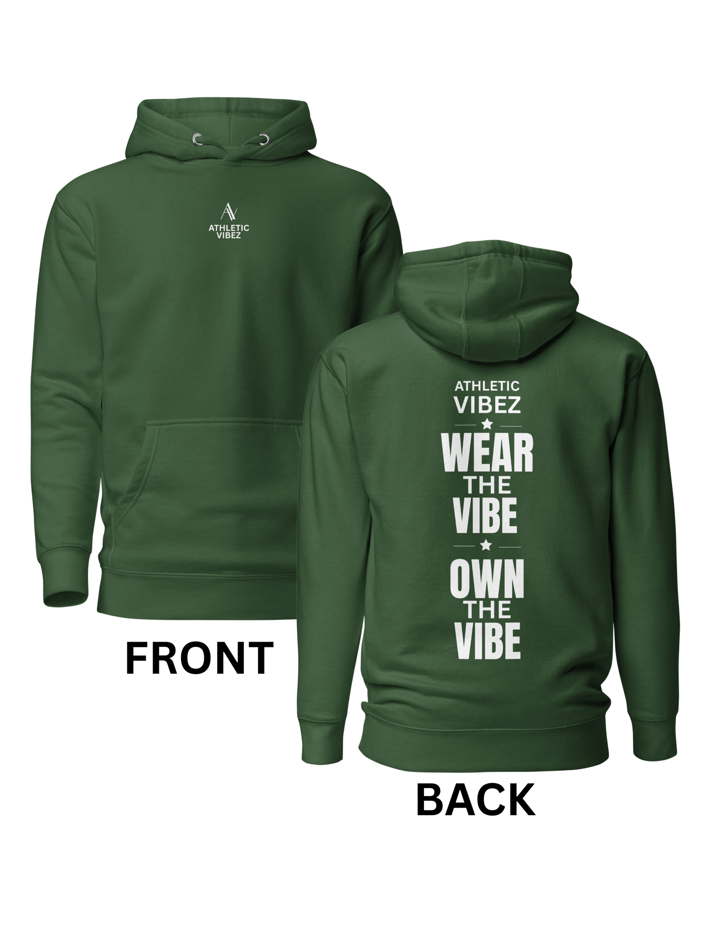 Athletic Vibez - Wear the Vibe Unisex Hoodie 2