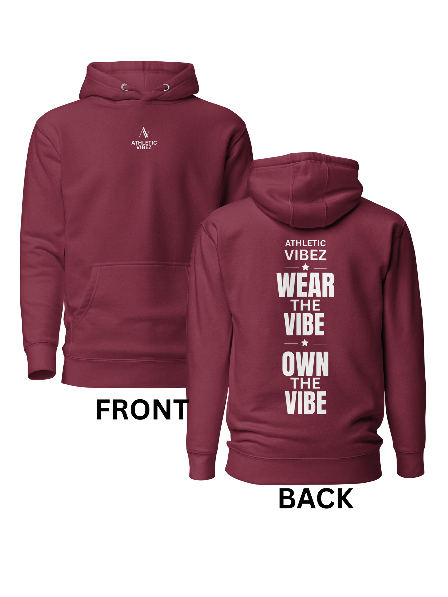 Athletic Vibez - Wear the Vibe Unisex Hoodie 2