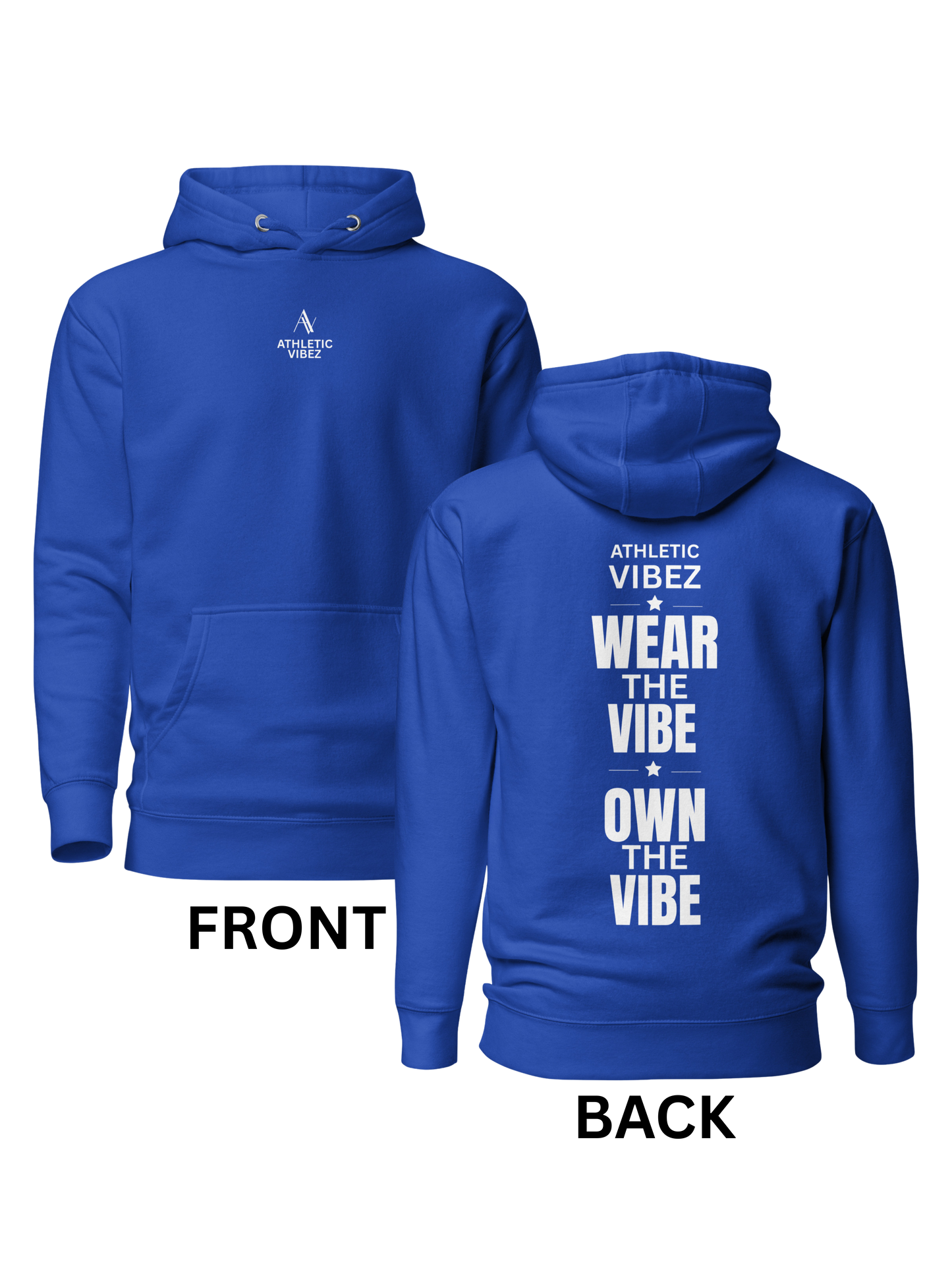 Athletic Vibez - Wear the Vibe Unisex Hoodie 2