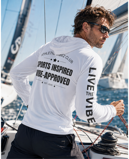 PRO Vibe Approved Sports Hoodie - White/Gray