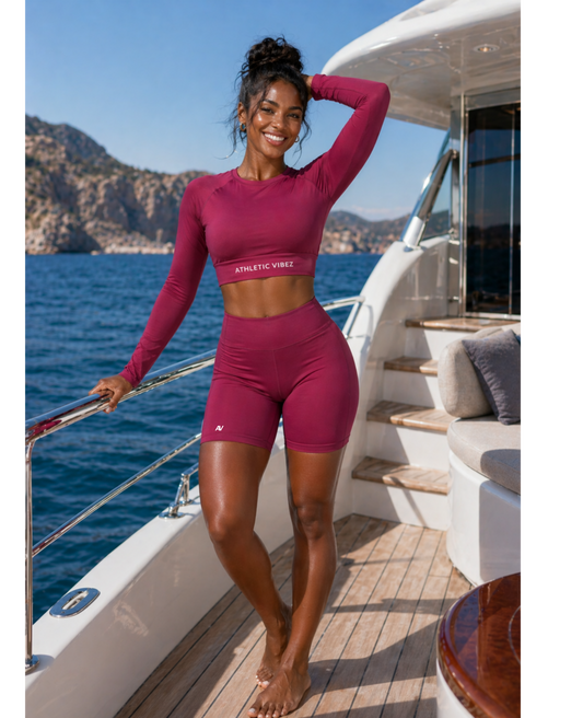 Wear the Vibe Biker Shorts - Lipstick