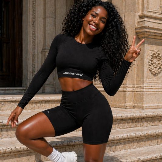 Wear the Vibe Biker Shorts - Black