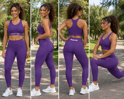 Wear the Vibe Leggings with Pockets - Indigo