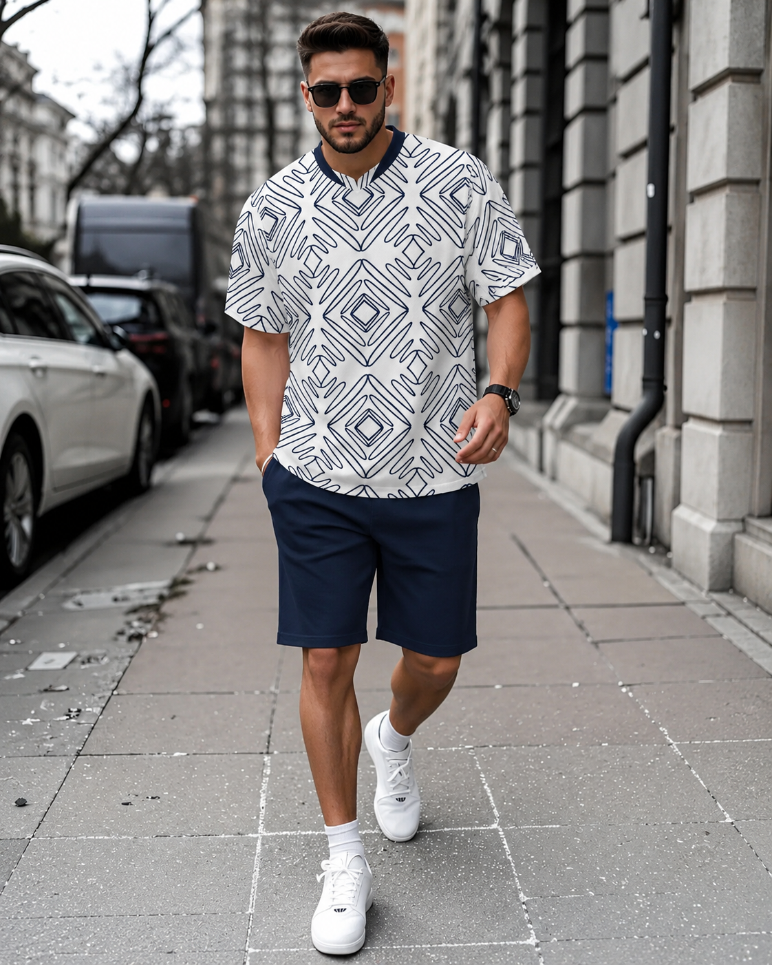 AV Athletic Shirt - Navy