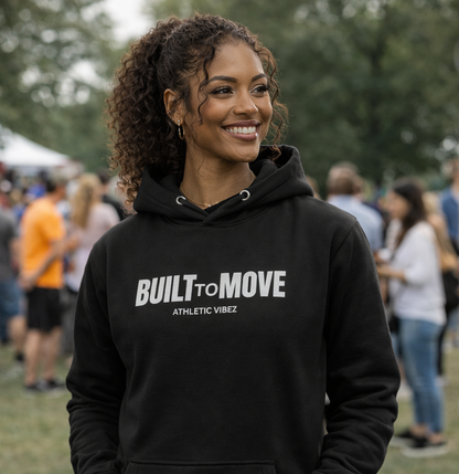 Built to Move Unisex Hoodie (Embroidered)