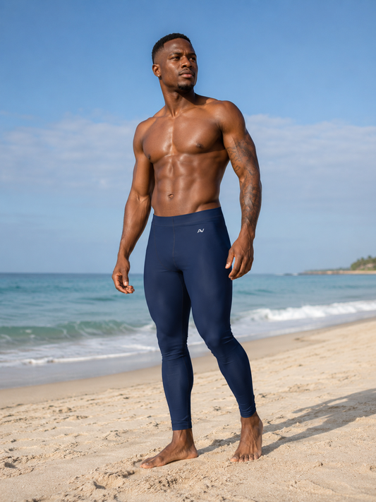 Men's Leggings UPF 50+ Live the Vibe - Navy