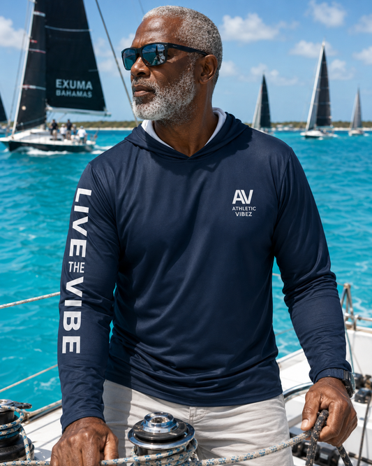PRO Vibe Approved Sports Hoodie - Navy/White