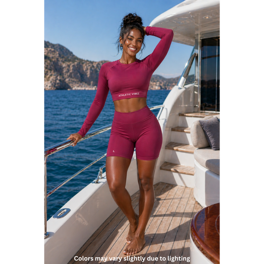 Wear the Vibe Biker Shorts - Lipstick