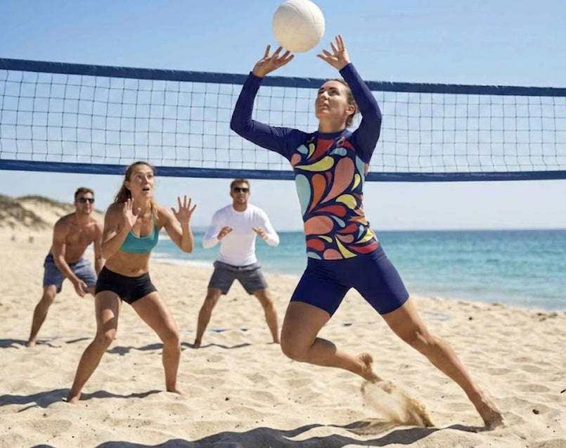 Riviera Bloom Women's Rash Guard