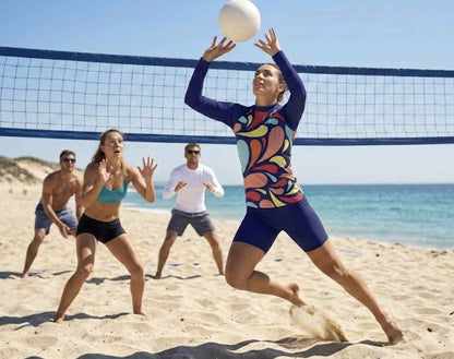 Riviera Bloom Women's Rash Guard
