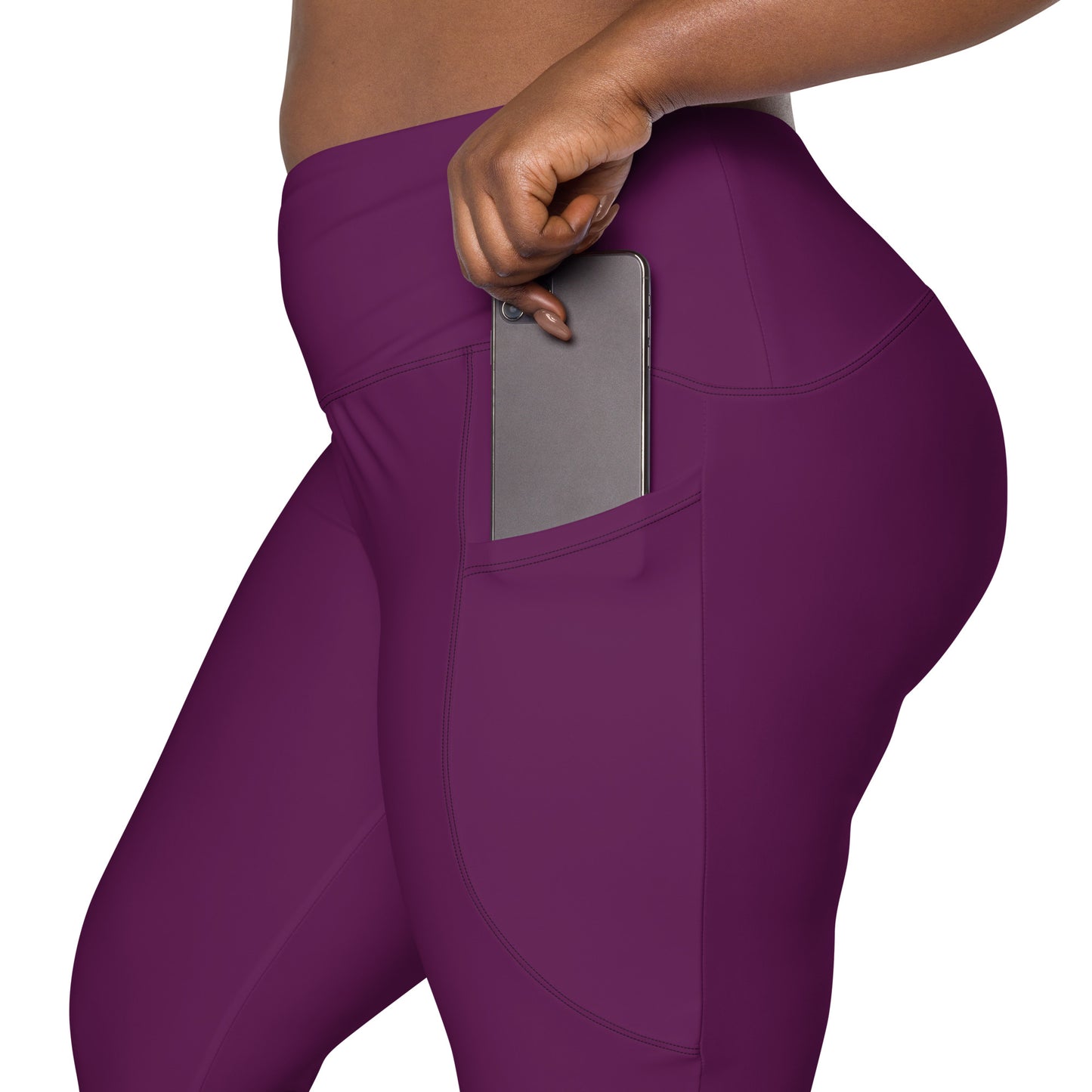 Wear the Vibe Leggings with Pockets - Plum
