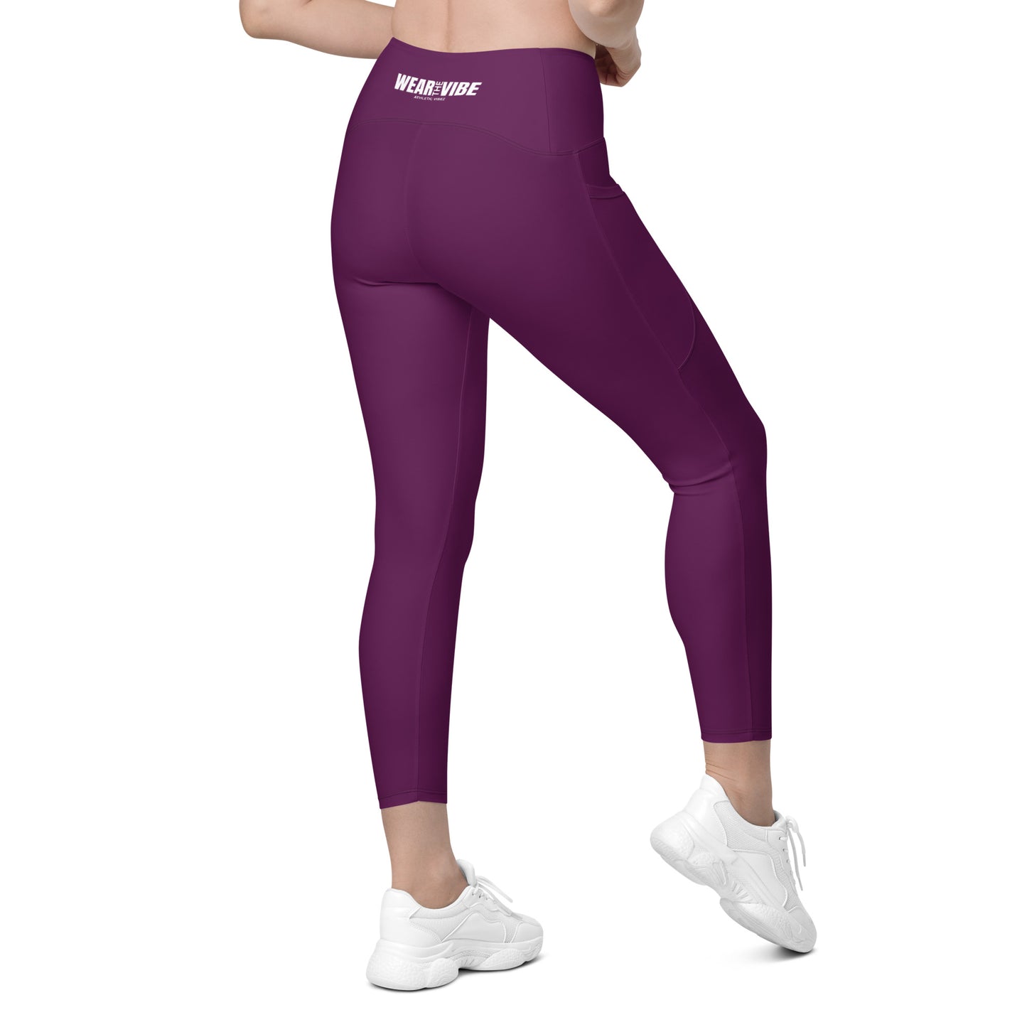 Wear the Vibe Leggings with Pockets - Plum